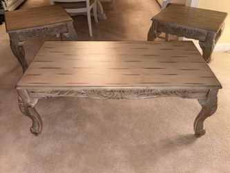 1 Coffee table and 2 End Tables