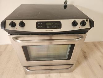 Electric Stainless steel Slide in Stove