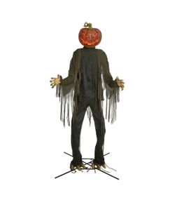Giant animated pumpkin ghoul