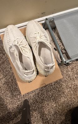 Yeezy’s white 350s Size 10 Hit Me Up With Offers.