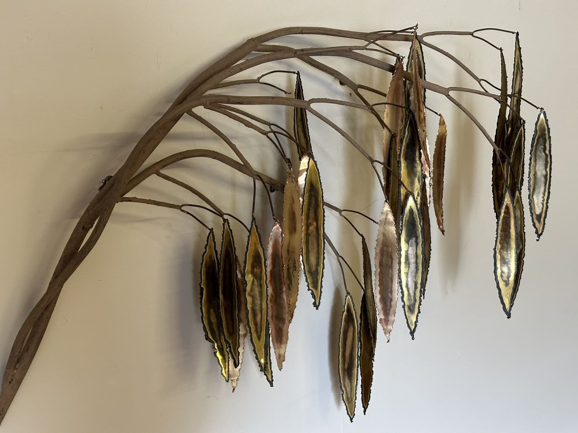 Curtis Jere Vintage Leaves Wall Sculpture Many More Items In Stock!