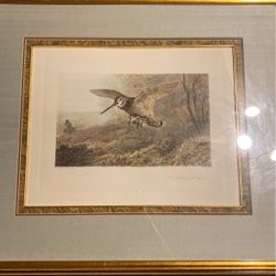 Antique Framed Print By Archibald Thorburn 1903