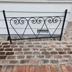  Beautiful deep green twin bed headboard With Frame Too