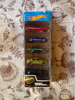 Hot Wheels 5-Pack Bundle (6 Packs) – Fast & Furious, Mustang, Corvette, Nightburnerz, HW Flames & City – Sealed