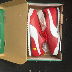 Red Ferrari Pumas