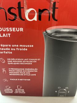 Instant Pot's Instant Milk Frother 10oz/295ml Hot/Cold Foam Maker (140-6001-01)