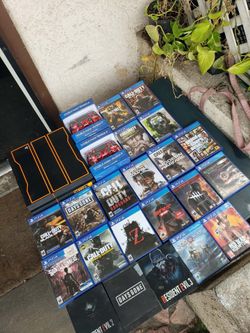 Big Collection of Zombies Games. $65! Per Steelbook. Black ops 6 MW2 $40 each. The rest $20! Each. 7 for $100!? $250! PS4 Edition 2 Sealed controls &