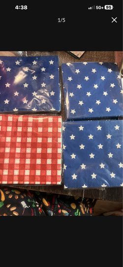Fourth Of July Napkins & Baking Cups