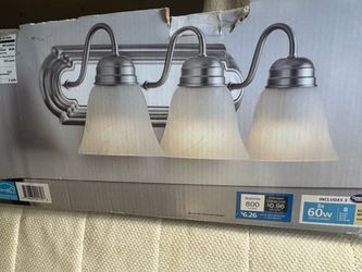 3-Light Bathroom Vanity Light Fixture