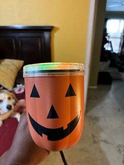Halloween Jack-O-Lantern Insulated Tumbler with Lid