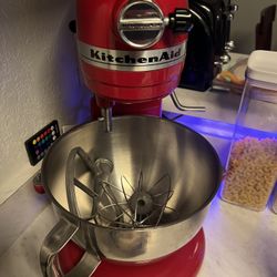 Kitchen Aid Mixer 7qt Red