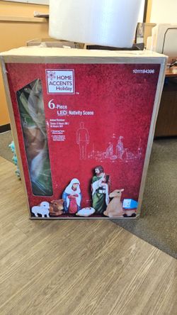 Home Depot 6 Piece Nativity Scene