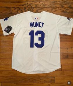 White Los Angeles Dodgers, Muncy , World Series jersey