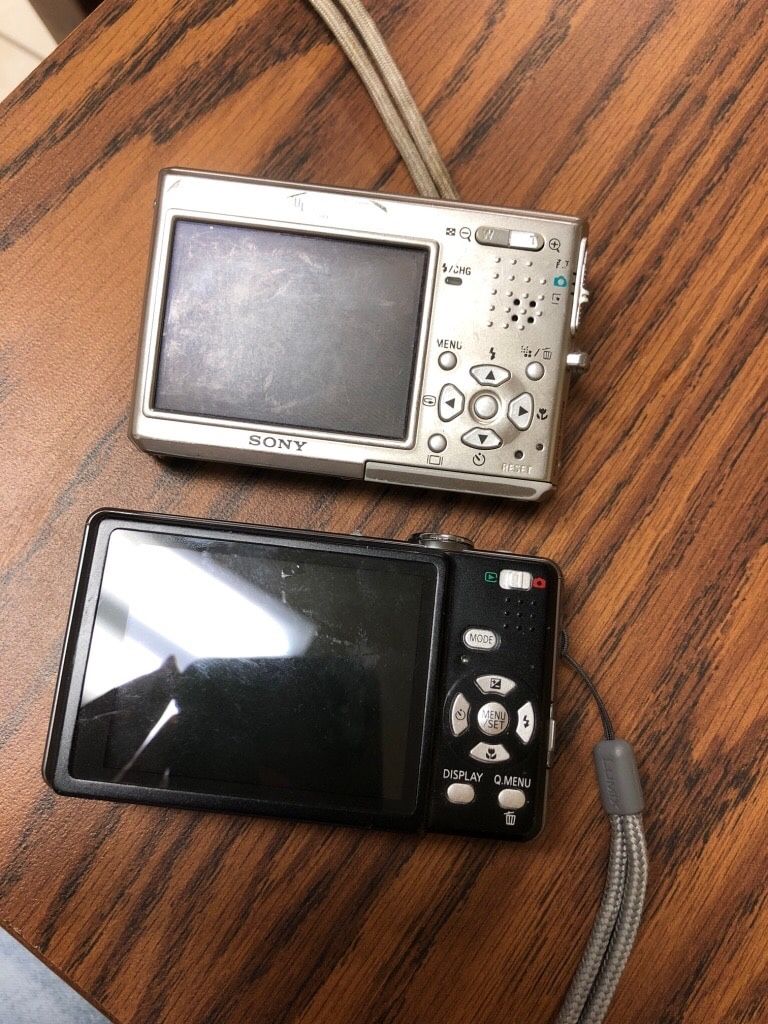 Two digital cameras