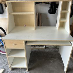 Study desk / computer table with hutch