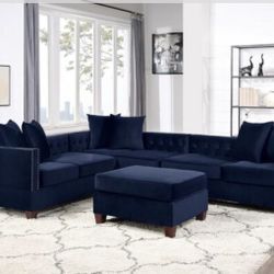 Sectional Sofa + Ottoman