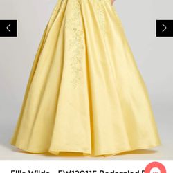 Formal Yellow Gown 
