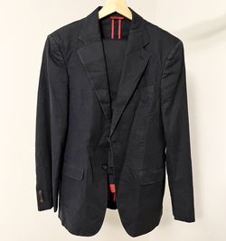 Carolina Herrera Designer Suit Navy