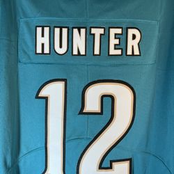 Men's Jacksonville Jaguars Travis Hunter Nike Teal 2025 NFL Draft First Round Pick