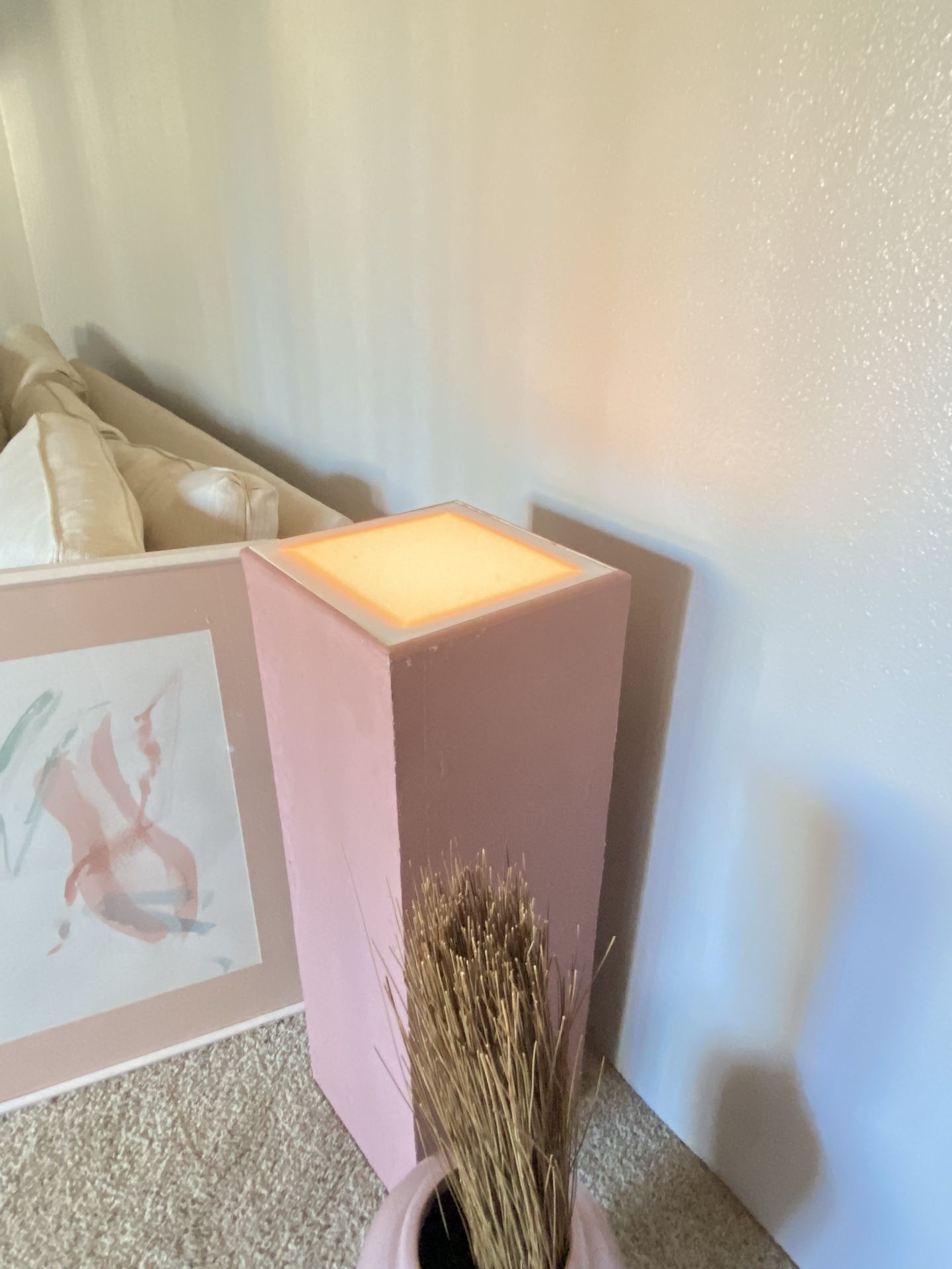 80s Square Light Box Column