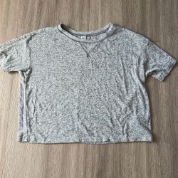 Old Navy Gray Crop Medium
