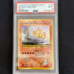 Blaine’s Moltres PSA 9