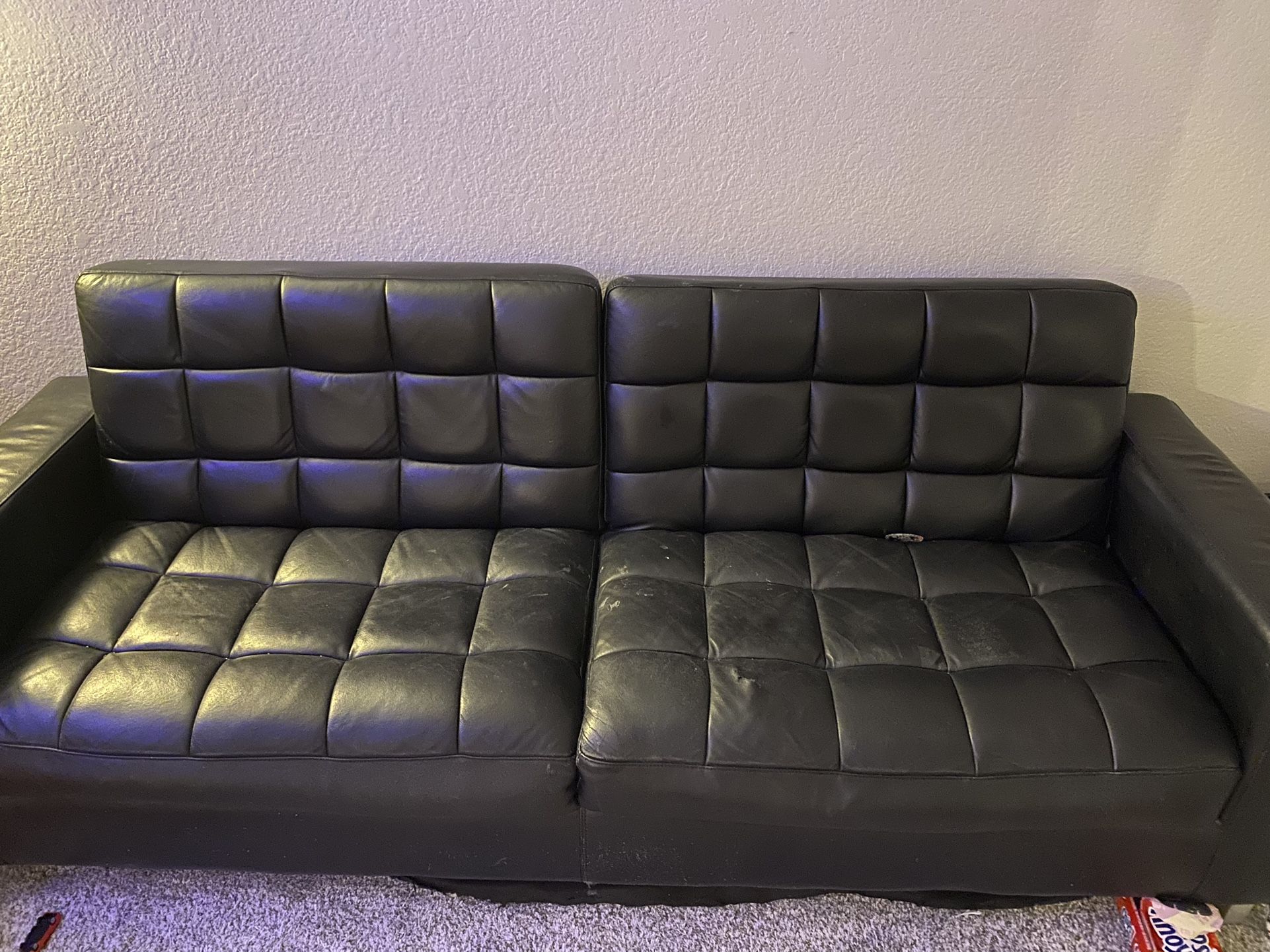Leather Futon