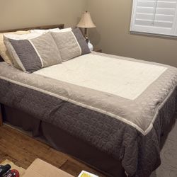 Bed Frame/Headboard And Dresser