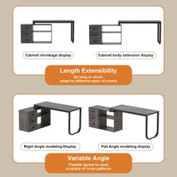 Brand new in box L-shape Desk