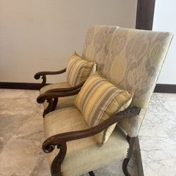 Set Antique Chairs 