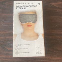 Weighted comfort eye mask