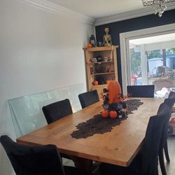 Custom Made Farmhouse Style Dining Tables. 