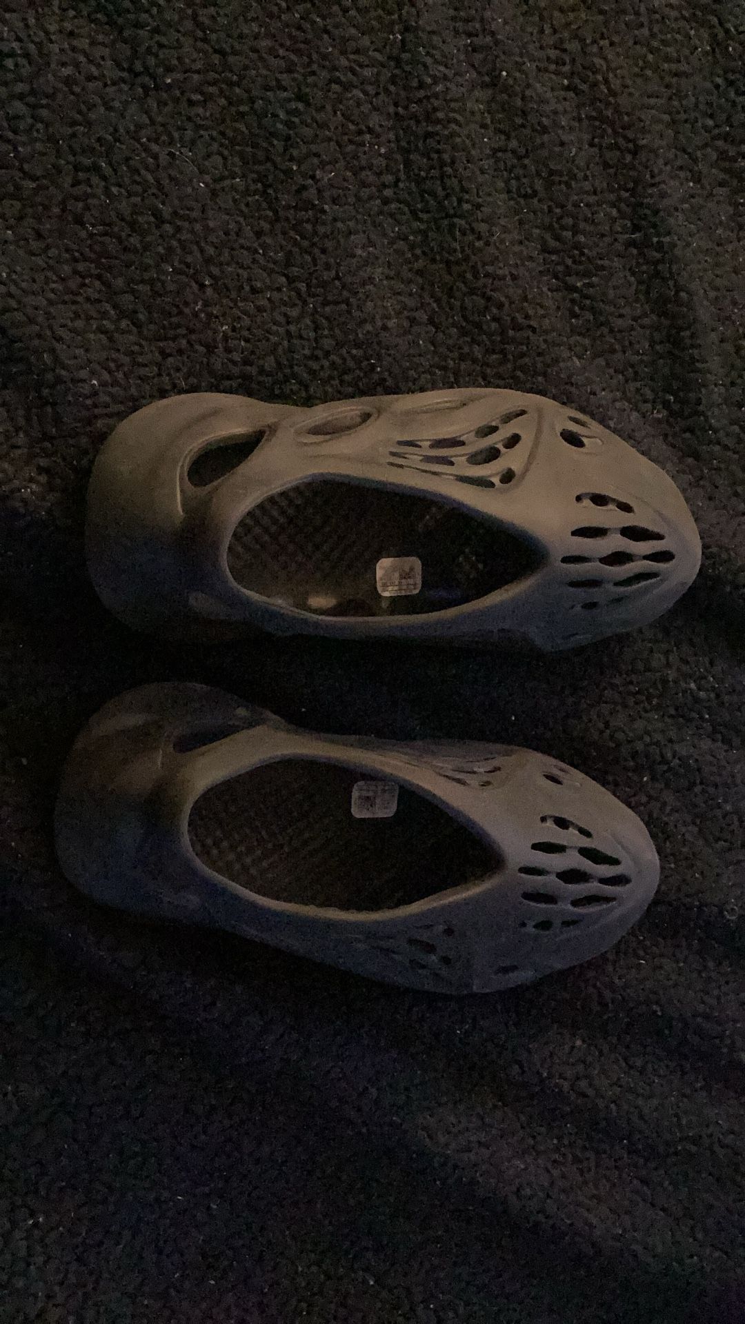Yeezy Adidas Black Foam Runners Size 11