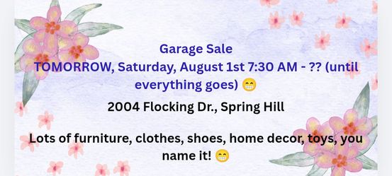 Garage Sale