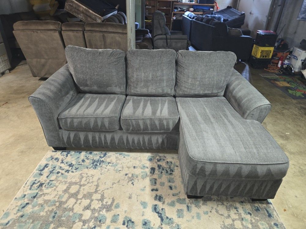 Ashley gray Sectional Sofa with Reversible Chaise