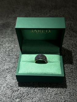 Jared 14k Yellow Gold Black Diamond Ring