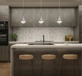 Artika
Glitzer 6.5-Watt 1 Light Chrome Modern Integrated LED Mini Pendant Light