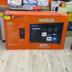 Onn. Roku Tv 4K UHD Smart Tv 50" Display 