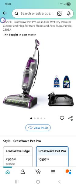 Bissell Crosswave Vacuum Mop