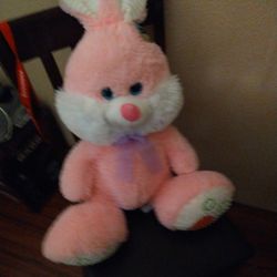 Big Pink Bunny Plushie 