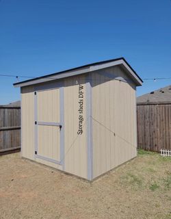 8x10 Storage shed built on site