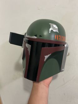 Boba Fett helmet wall display