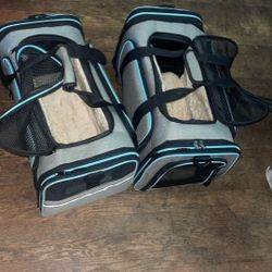 iivton Airline Approved Pet Carrier, 4-Way Expandable Cat Dog Carrier for Under-Seat Travel, Soft-Sided Portable Pet Bag with Removable Fleece Pad, Fi