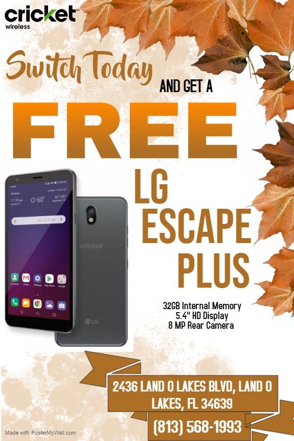 FREE LG ESCAPE PLUS AND FREE ACTIVATION