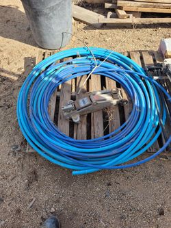 Watts Leftover scrap pex pipe 3/4 inch and 1/2 inch.