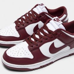 Nike Dunk Low Retro Shoes "Redwood" White DV0833-115 Men's size 10