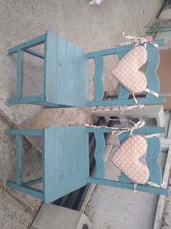 Painted Wooden Chairs