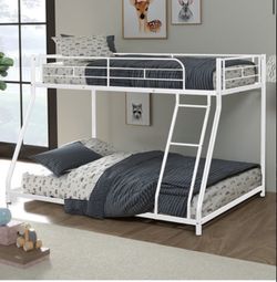 TWIN OVER FULL BUNK BED ( FREE DELIVERY )