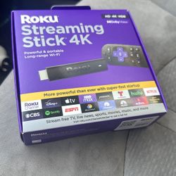 Roku Streaming Stick 4k NEW