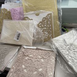 Laser cut invitations Bulk 